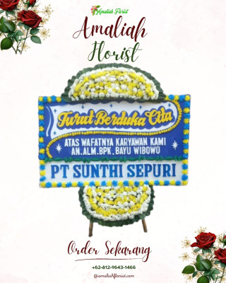 Papan Bunga Duka di Kutasirna