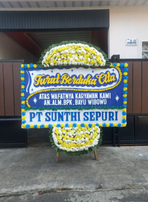 Papan Bunga Duka di Kutasirna